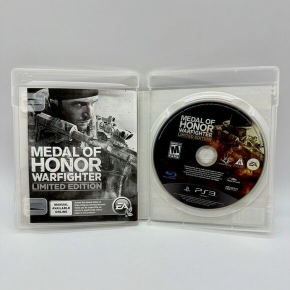 Medal of Honor: Warfighter Playstation 3 Limited Edition 2012 Game Case & Manual - Picture 3 of 3